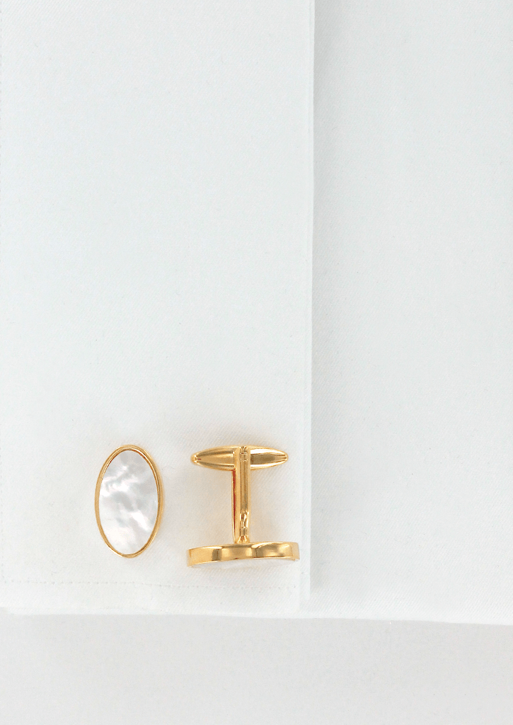 Boutons de manchette, plaqué or et nacre - Objets divers (12673833 Boutons de manchette, plaqué or et nacre - Objets divers (12673833