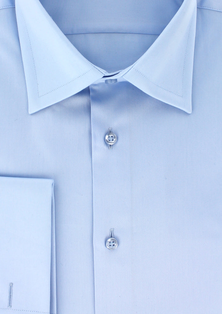 Chemise classique bleu ciel pour homme | Cotton Park