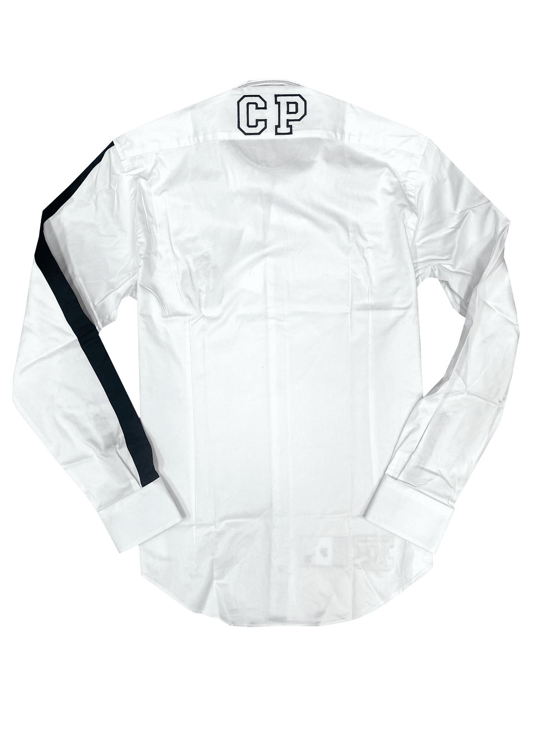 Chemise sport chic à opposition noire bordée | Cotton Park