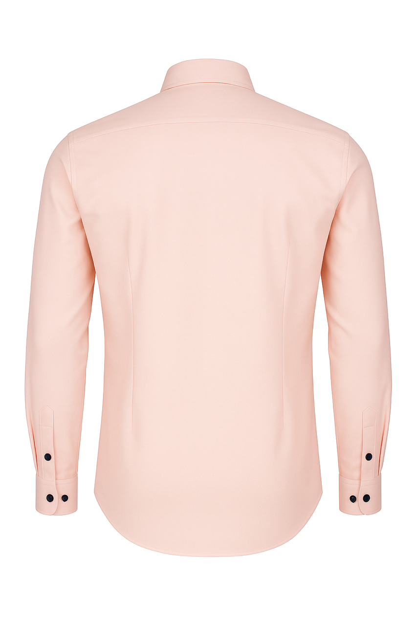 Dos de chemise sport chic Oxford rose