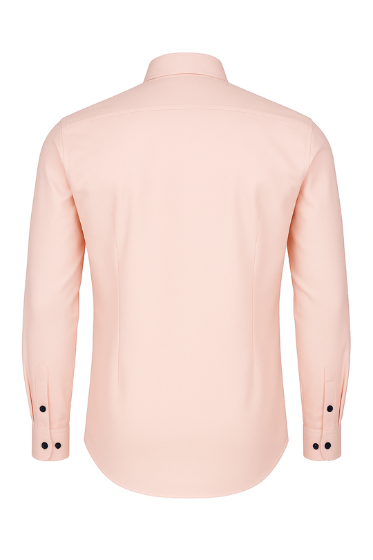 Dos de chemise sport chic Oxford rose