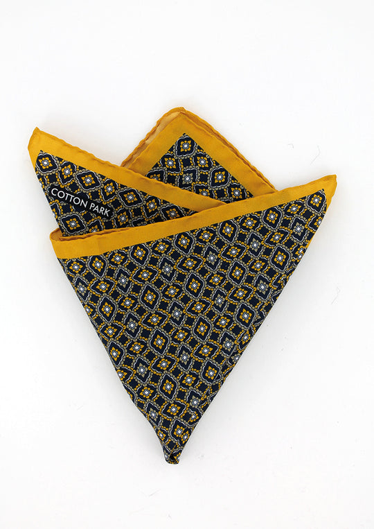 Pochette de costume soie cachemire Italy - Jeronine Vintage Pochette de costume soie cachemire Italy - Jeronine Vintage