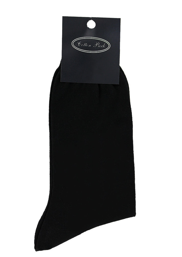 Chaussette coton fil d'écosse noir