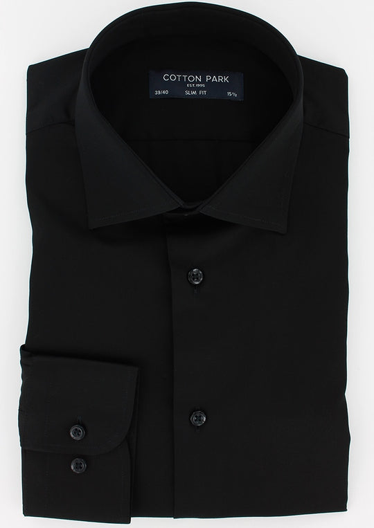 Black fitted shirt