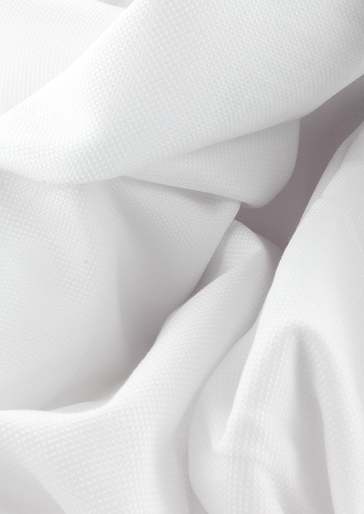 Chemise classique natté blanc non iron col français