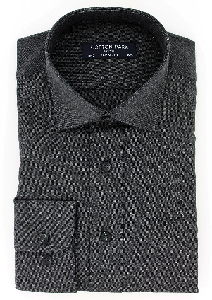 Chemise gris chiné en serge