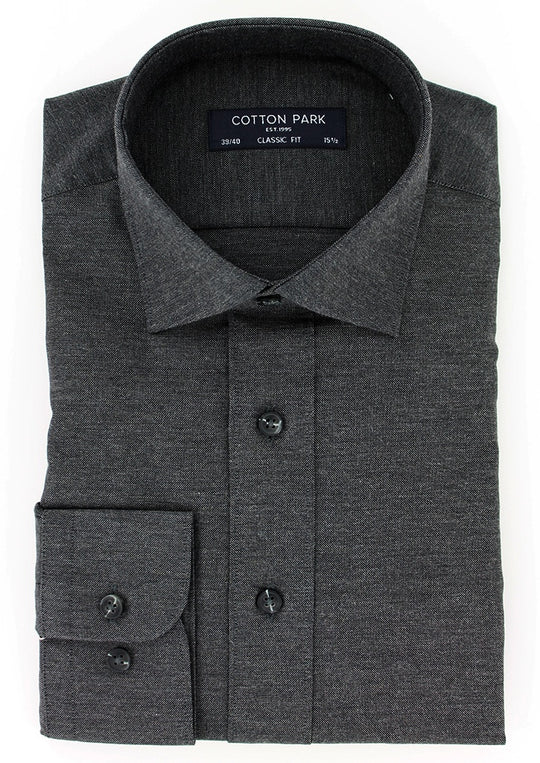 Chemise gris chiné en serge