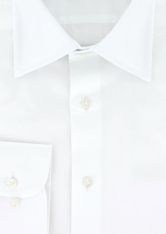 White double-twisted twill shirt