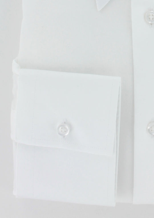 Fitted shirt with white English collar 