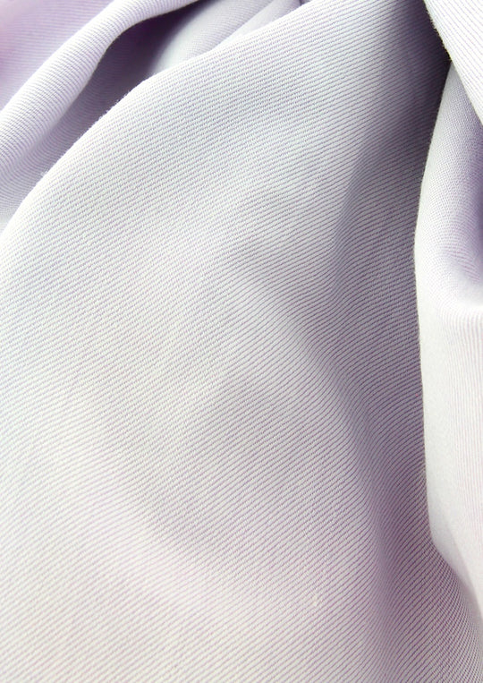 Chemise classique en twill de coton parme