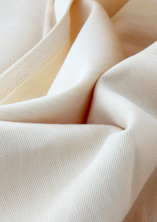 Chemise classique en twill de coton saumon