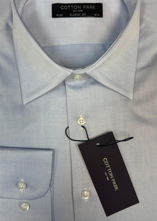 French collar white shirt