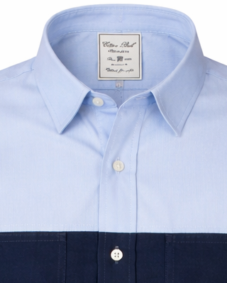 col de chemise sport chic