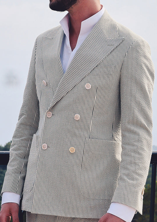 Chemise col indien en satin de coton blanc