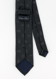 Cravate microfibre grise motifs cachemire | Cotton Park