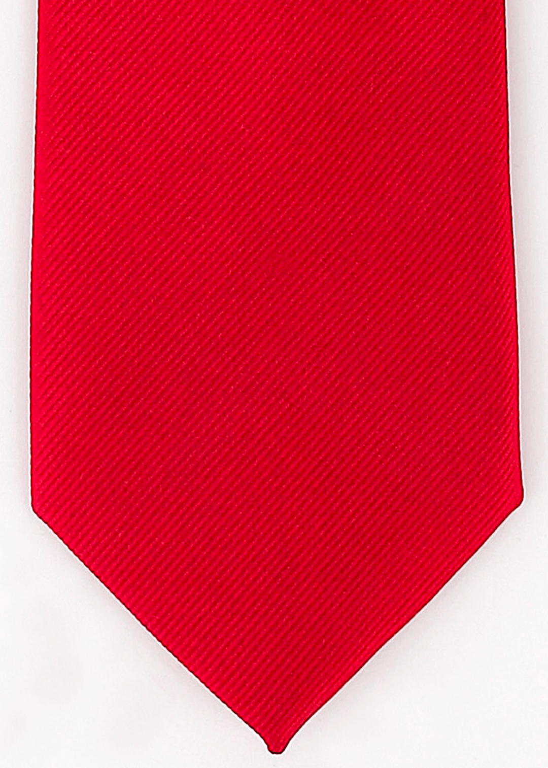 Cravate microfibre twill rouge | Cotton Park