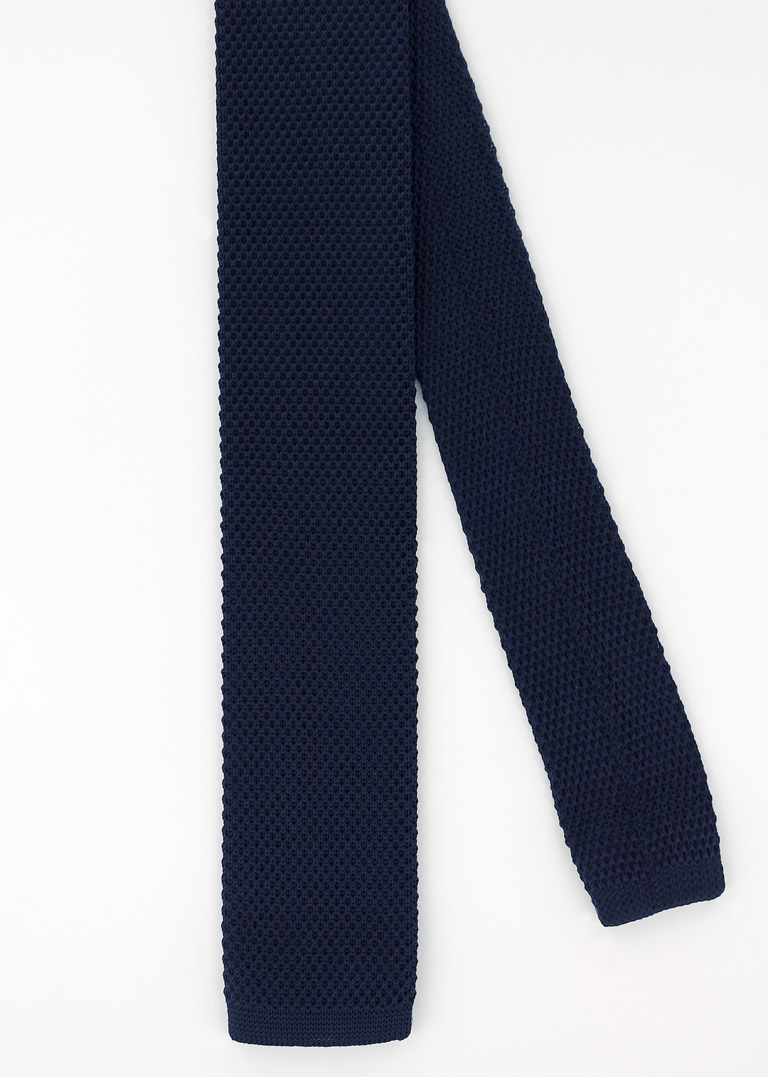 Cravate Slim Satin Unie - Fabriqué en Europe - Bleu marine - 16.90 Cravate Slim Satin Unie - Fabriqué en Europe - Bleu marine - 16.90