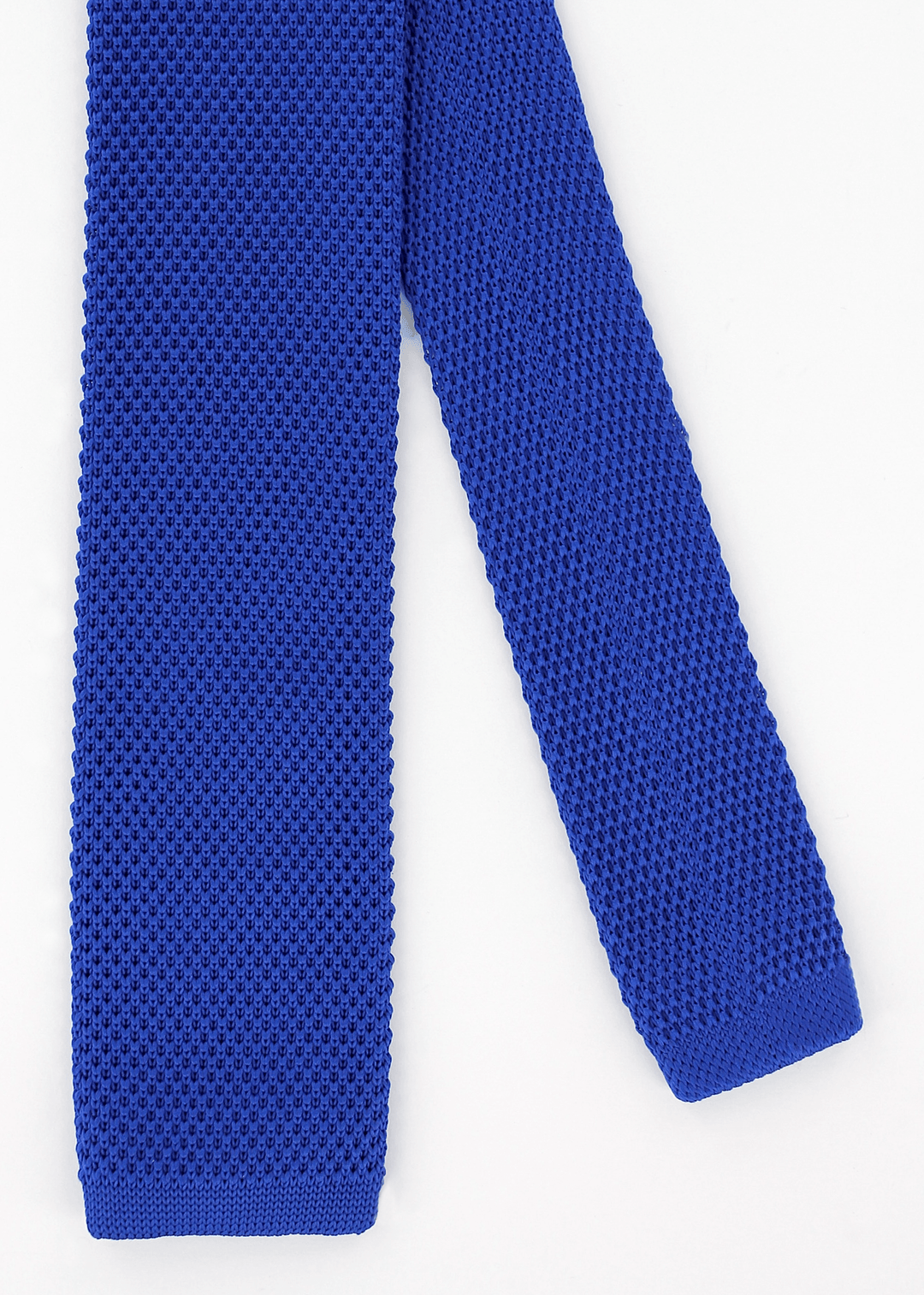 Cravate en maille bleu Royal | Cotton Park