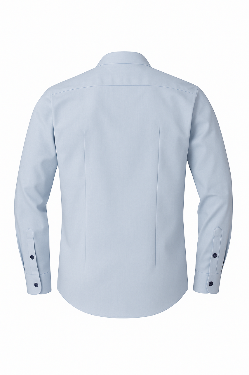 Dos de chemise Cotton park Oxfrod bleu ciel