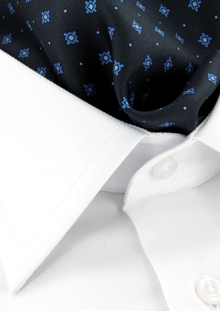 Ascot Cotton Park bleu marine et bleu ciel