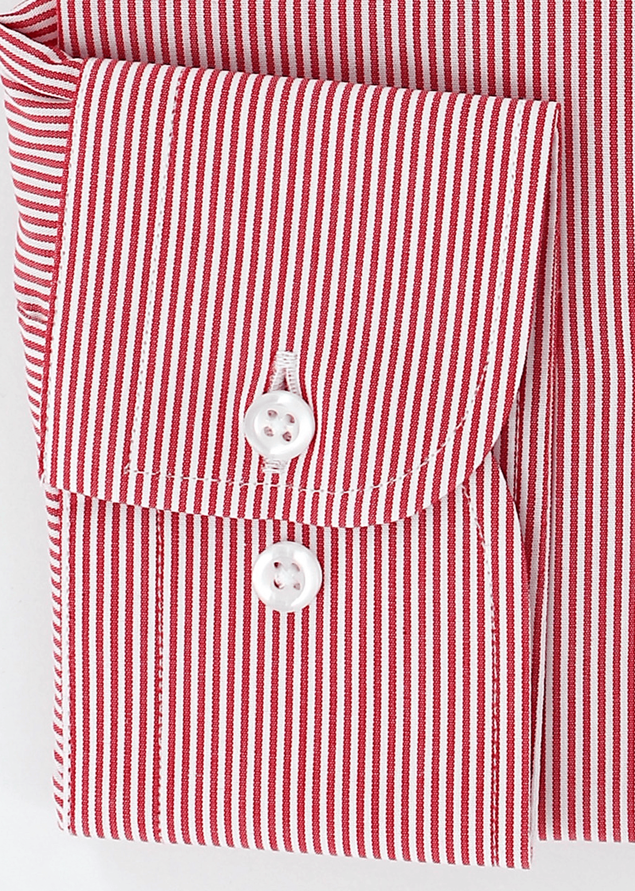 Chemise Business Rayures Rouges Chemise classique à fines rayures rouges | Cotton Park