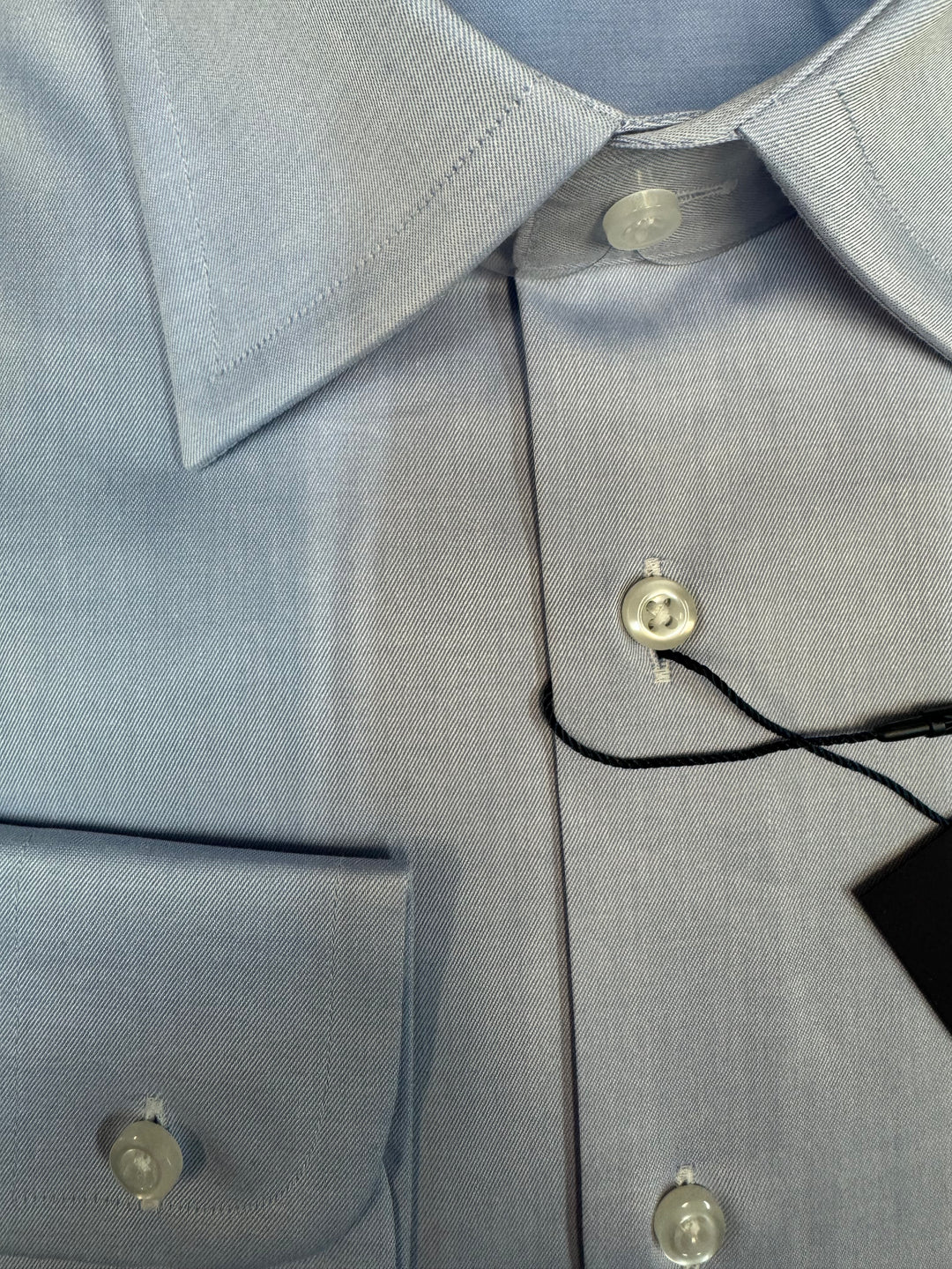 French collar white shirt