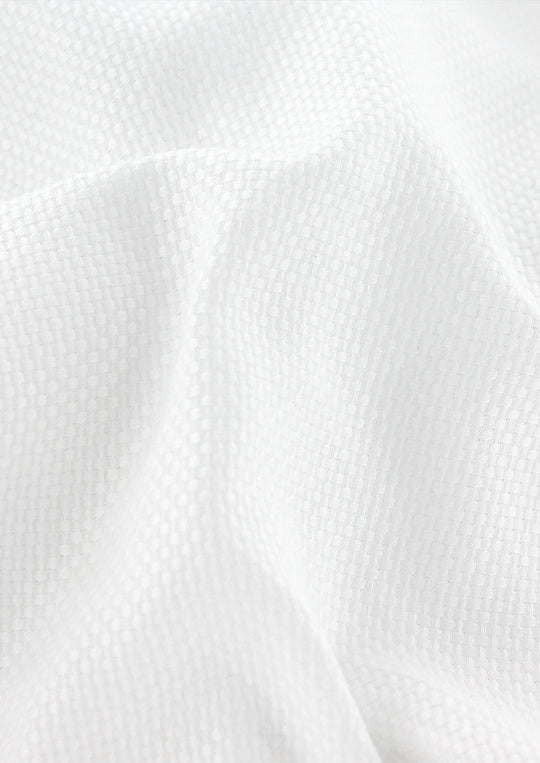 White basket weave shirt