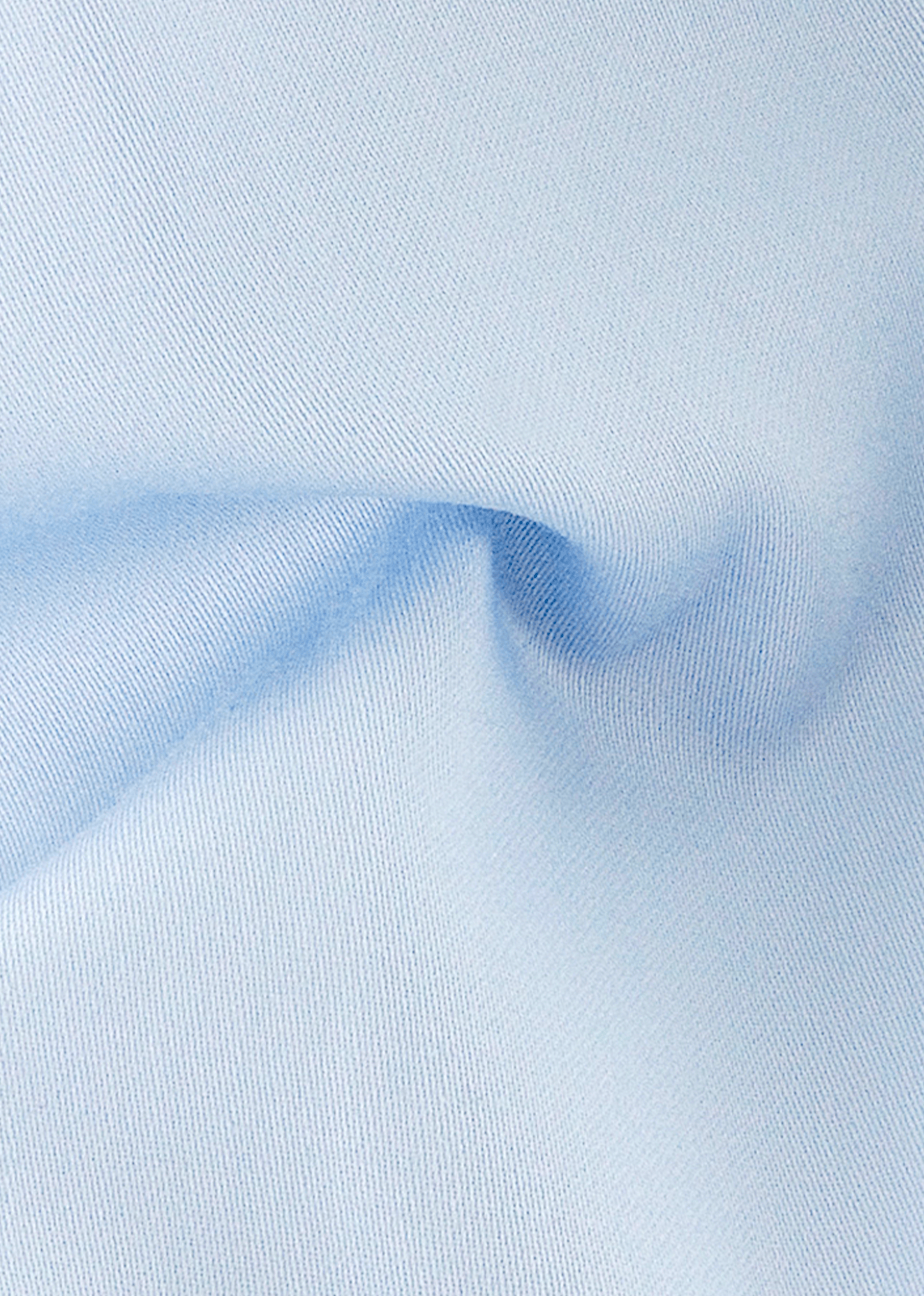 Chemise Sulka Paris Vintage En Voile De Coton Bleu Ciel - Taille 42, Occasion Très Bon état