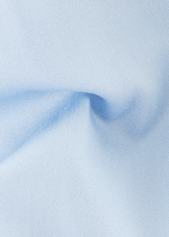 Tissu haut de gamme en satin de coton bleu ciel | Cotton Park