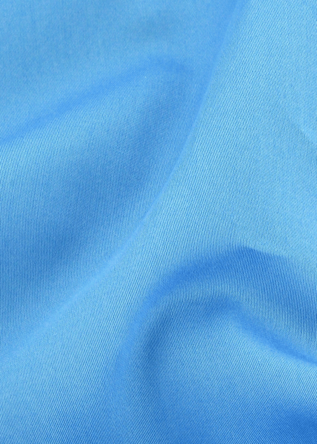 Tissu haut de gamme en satin de coton bleu lavande | Cotton Park