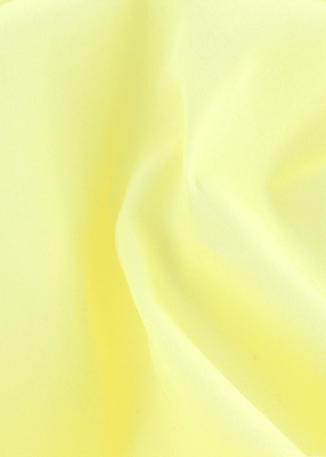 Tissu haut de gamme en satin de coton jaune | Cotton Park