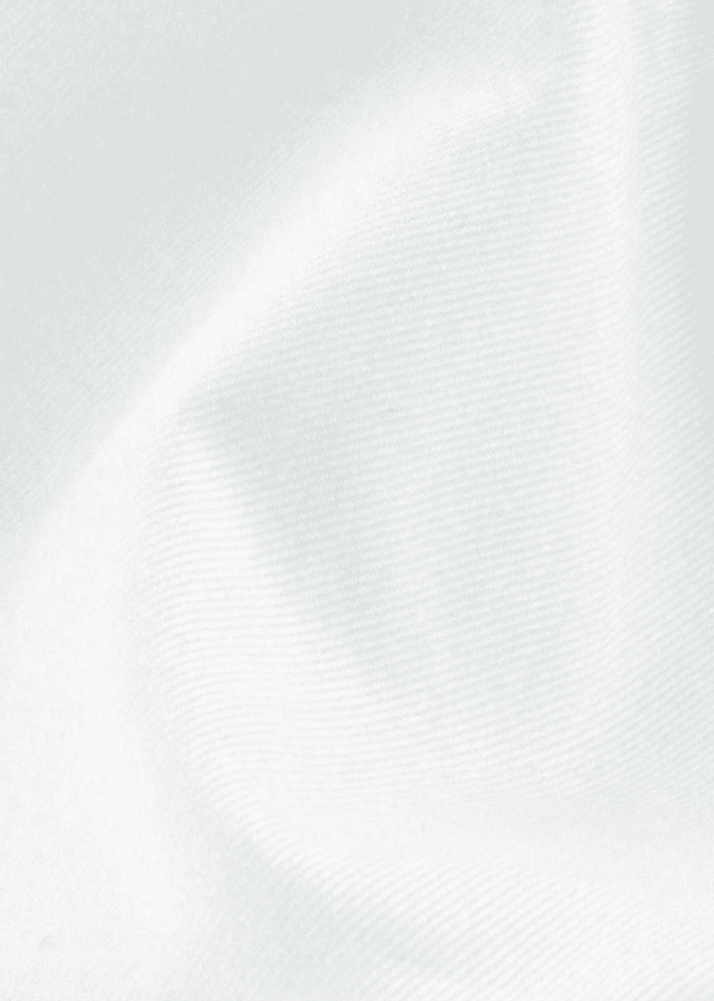 Tissu haut de gamme en twill blanc 100% coton | Cotton Park 