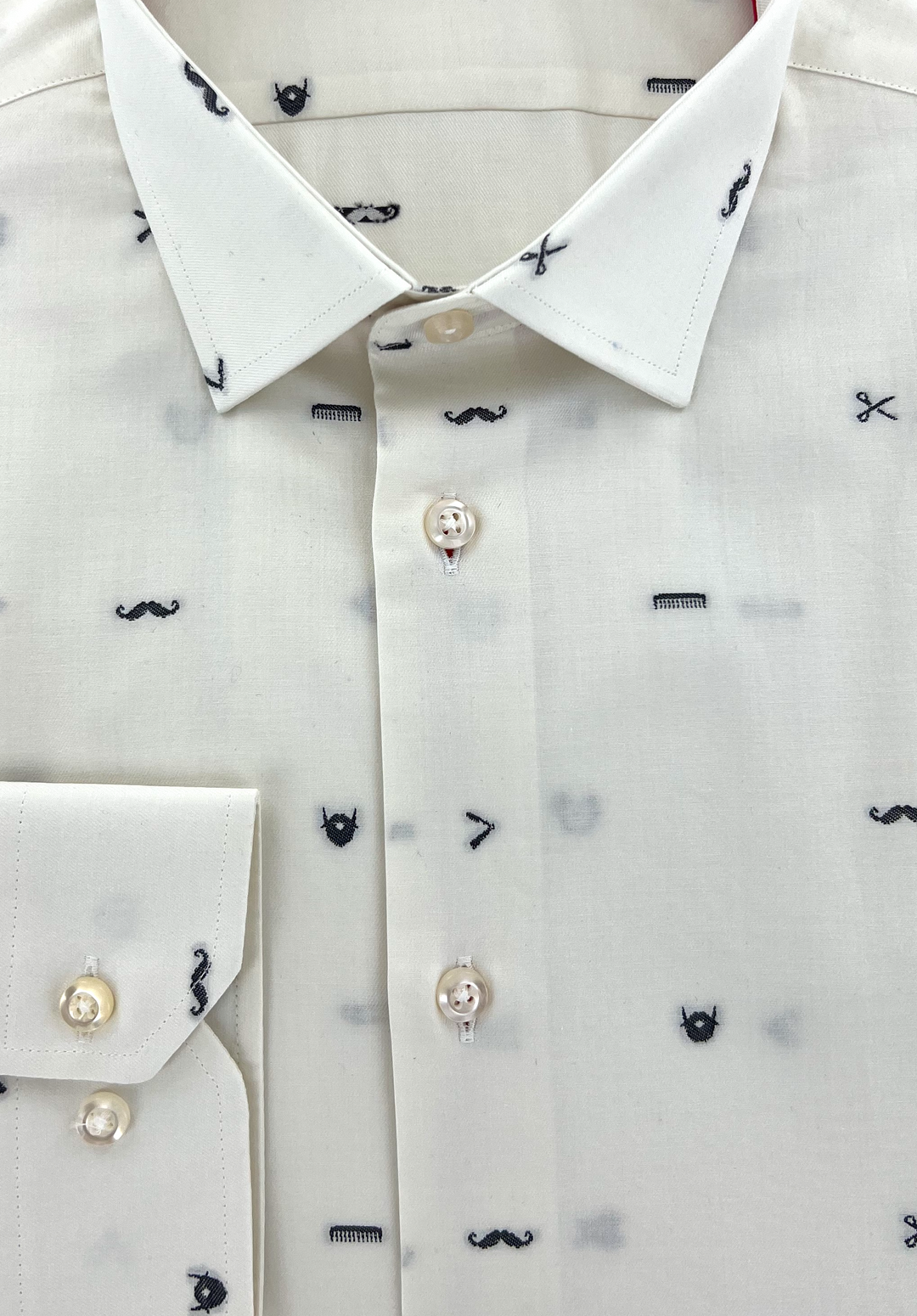 Ecru top dress shirt