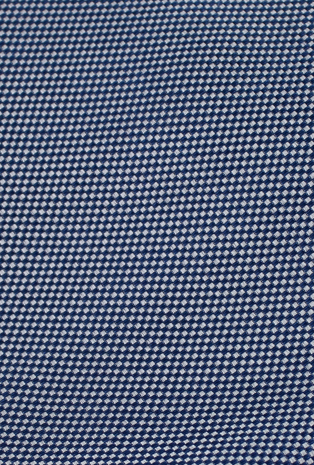 Cravate bleu marine à motifs blancs