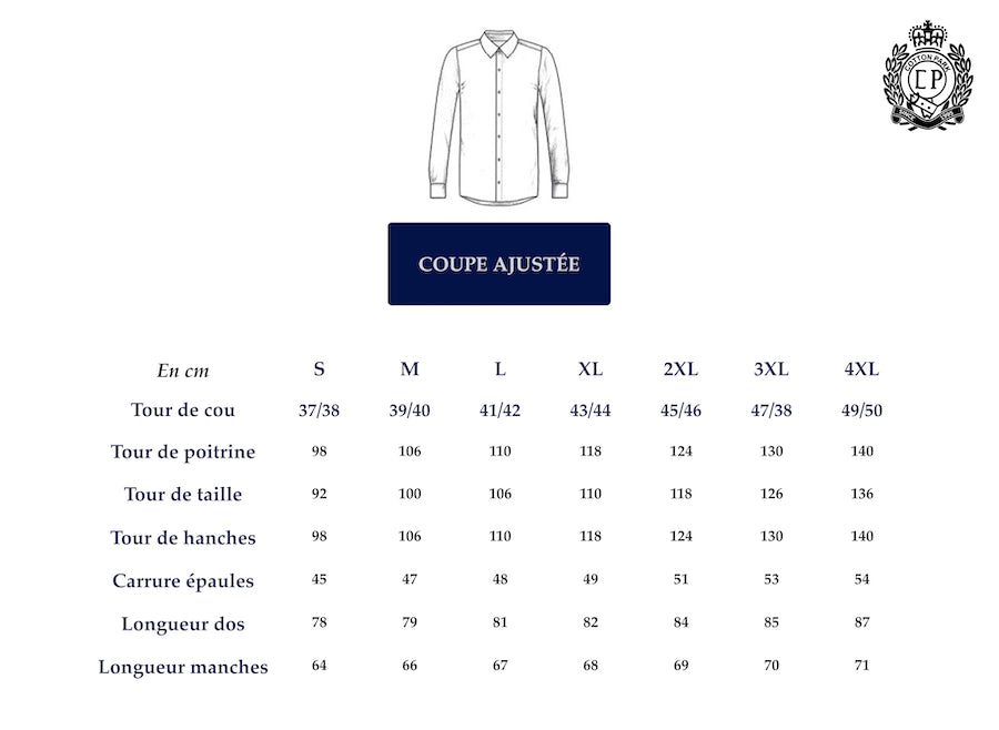 Chemise coupe droite satin de coton blanc | Cotton Park Chemise coupe droite satin de coton blanc | Cotton Park
