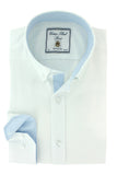 Chemise Oxford blanche col boutonné | Cotton Park