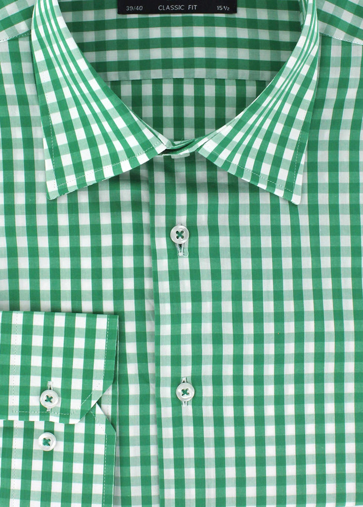Chemise Garçon Gap - Taille M (8-10 Ans) - Manches Longues - Vichy Vert - Occasion Très Bon état