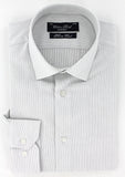 Chemise pour homme cintrée gris clair à motifs très chic | Cotton Park