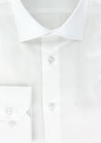 Chemise coupe droite satin de coton blanc | Cotton Park