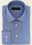 Chemise élégante pour homme en pied de poule bleu ciel | Cotton Park