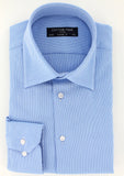 Chemise pour homme classique natté de couleur bleu ciel | Cotton Park