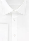 Chemise classique blanc poignets mousquetaires | Cotton Park