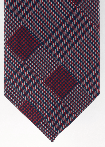 Cravate bordeaux à motifs | Cotton Park
