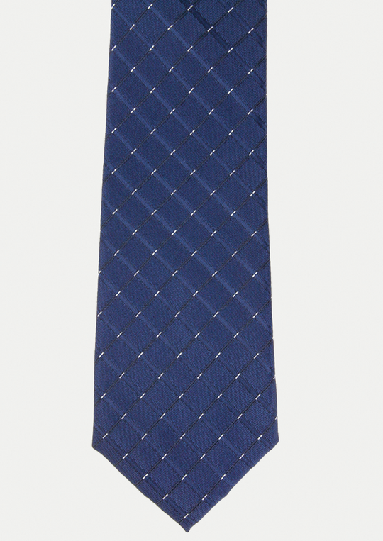 Cravate élégante pour homme bleue à motifs | Cotton Park