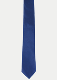 Cravate bleue irisée à motifs | Cotton Park