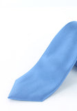 Cravate en soie lisse bleu ciel | Cotton Park