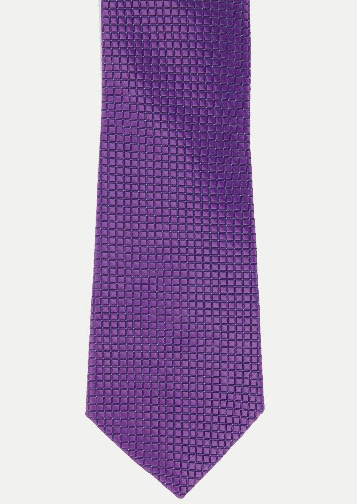 Cravate élégante pour homme de couleur violet irisée à motifs | Cotton Park  Modifier le texte alternatif