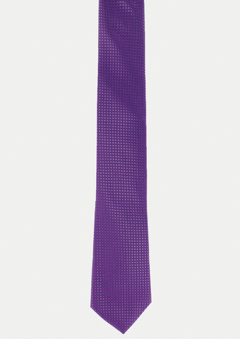 Cravate violette irisée à motifs | Cotton Park