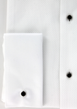 Poignets mousquetaires de couleur blanc 100% coton | Cotton Park