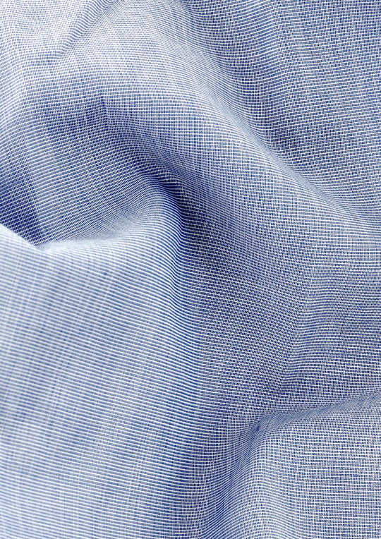 Tissu 100% coton chambray de couleur bleu | Cotton Park